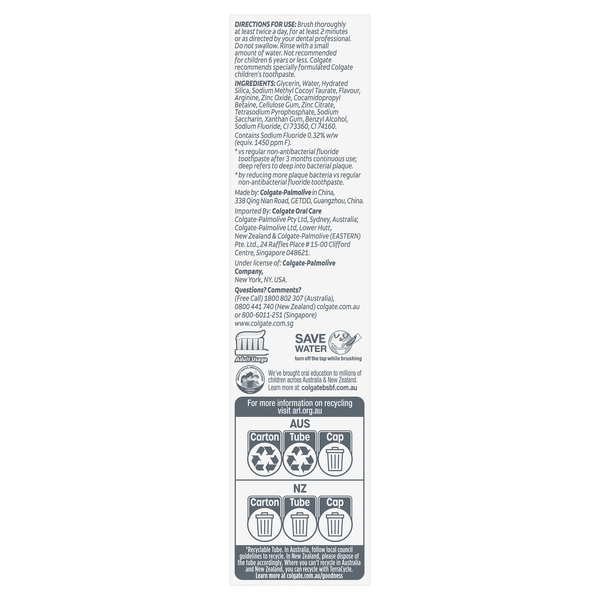 Colgate Total 12 Plaque Release Gentle Mint Toothpaste 95g