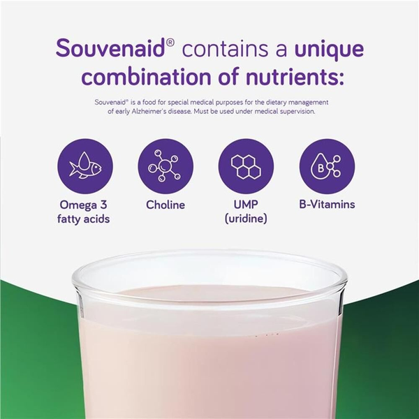 Souvenaid Strawberry Flavour 4 X 125ml