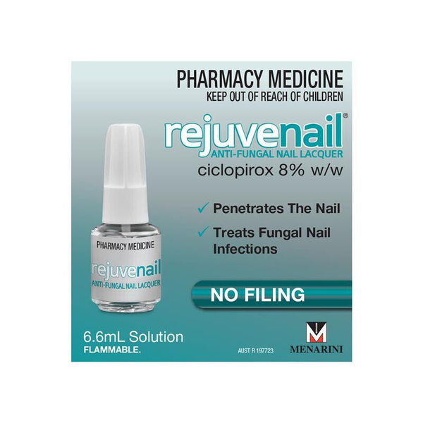 Rejuvenail Anti-Fungal Nail Lacquer 6.6ml Solution