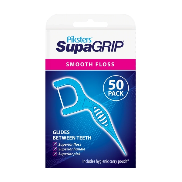 Piksters SupaGRIP Smooth Floss 50 Pack
