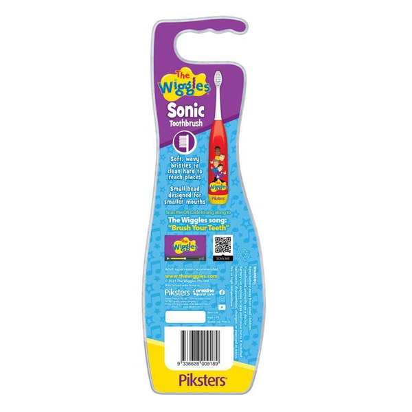Piksters The Wiggles Sonic Toothbrush Soft 1 Pack