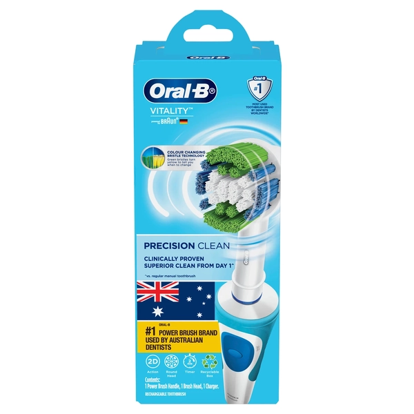 Oral B Vitality Precision Clean Electric Toothbrush 1 Pack