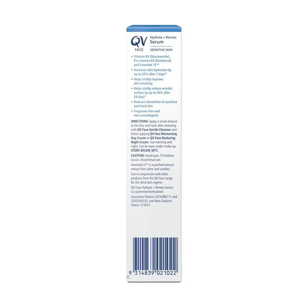 Ego Qv Face Hydrate + Renew Serum 30g