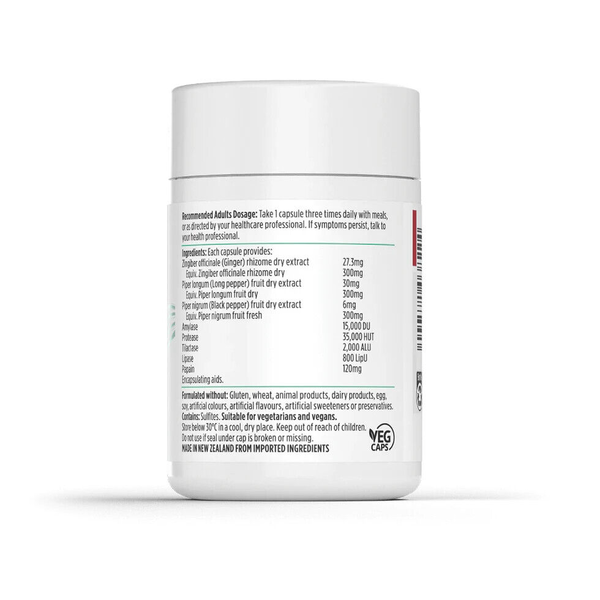 Nutra Life Digestive Enzymes Triple Action Digestive Support 120 Capsules