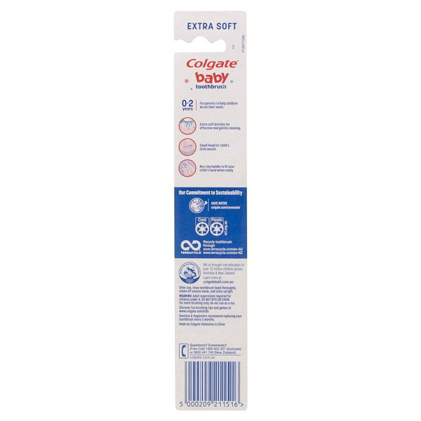 Colgate Baby 0-2 Years Extra Soft Toothbrush 1 Pack