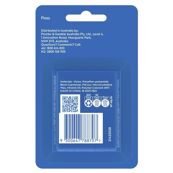 Oral B Satin Floss Waxed Mint 25m