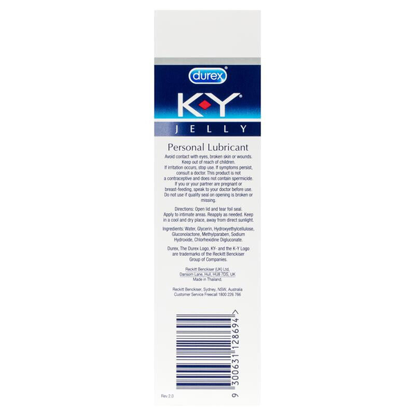 2X Durex K-Y Jelly Personal Lubricant 100g