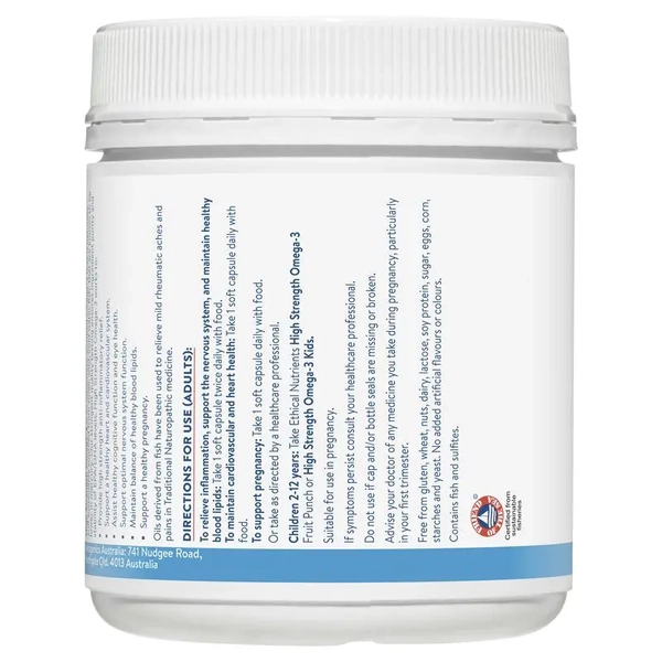 Ethical Nutrients High Strength Omega-3 120 Soft Capsules