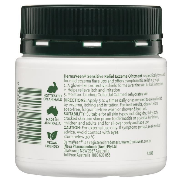 DermaVeen Sensitive Relief Eczema Ointment 200g