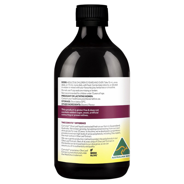 Comvita Olive Leaf Extract Mixed Berry Flavoured 500ml