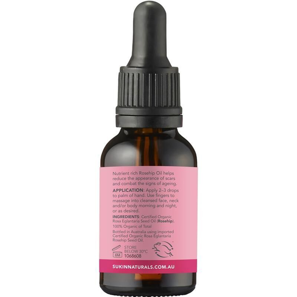 Sukin Certified Organic Rosehip Oil 25ml