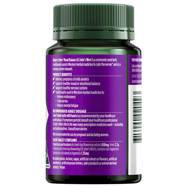 Nature's Own Mood Balance St John's Wort 50 Tablets