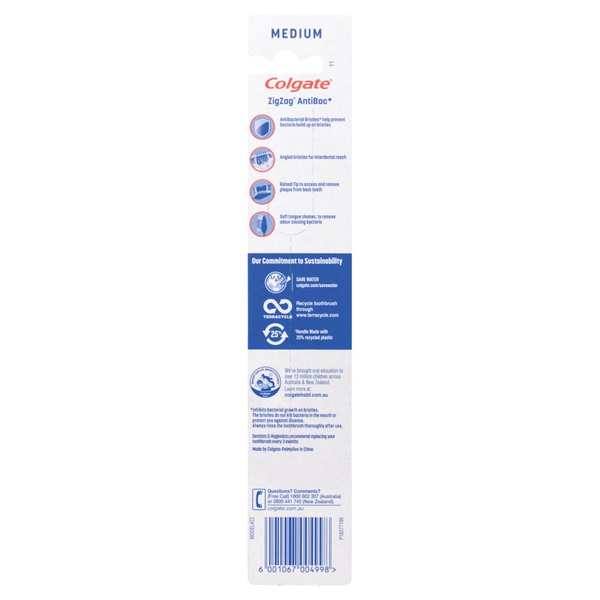 Colgate Zig Zag Medium Toothbrush 1 Pack