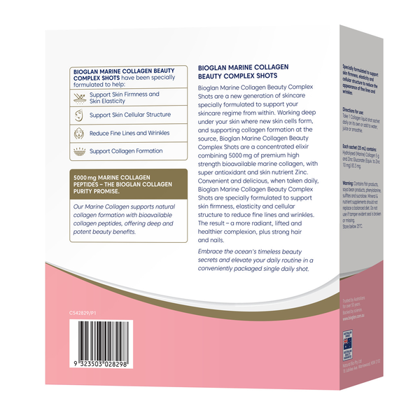 Bioglan Marine Collagen Beauty Complex 25ml X 15 Shots