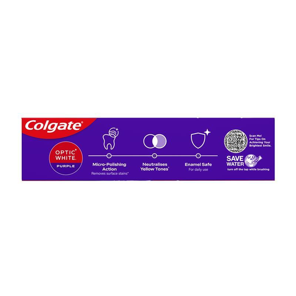 Colgate Optic White Purple Toothpaste 100g