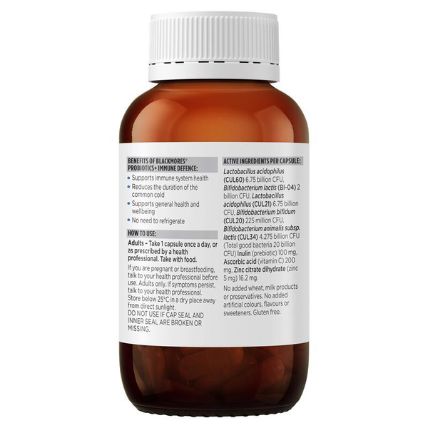 Blackmores Probiotics + Immune Defence 90 Capsules