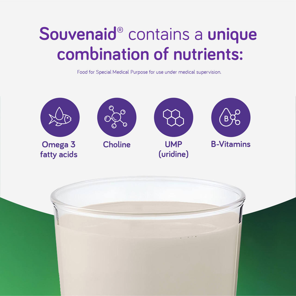 Souvenaid Vanilla Flavour 4 X 125ml
