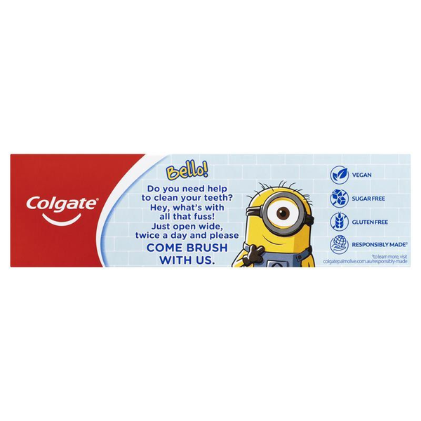 Colgate Kids Minions Mild Mint Toothpaste 6+ Years 90g