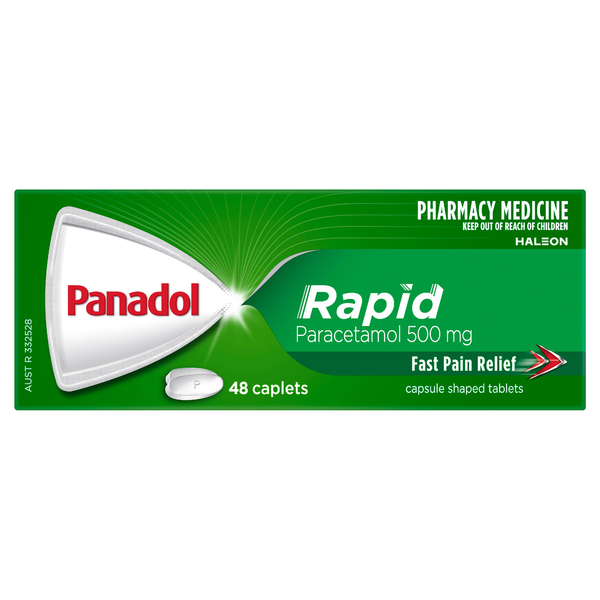 Panadol Rapid 500mg 48 Caplets