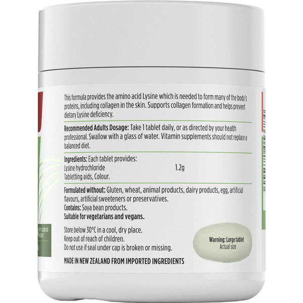Nutra Life Lysine 1200mg 60 Tablets