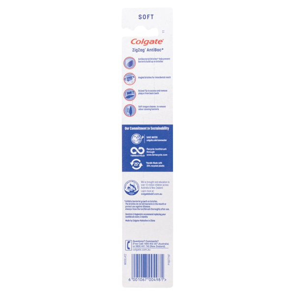Colgate Zig Zag Soft Toothbrush 1 Pack