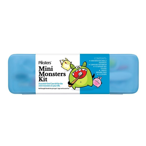 Piksters Mini Monsters Oral Care Kit Assorted