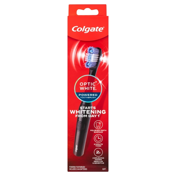 Colgate Optic White Soft Powered Toothbrush 1 Pack