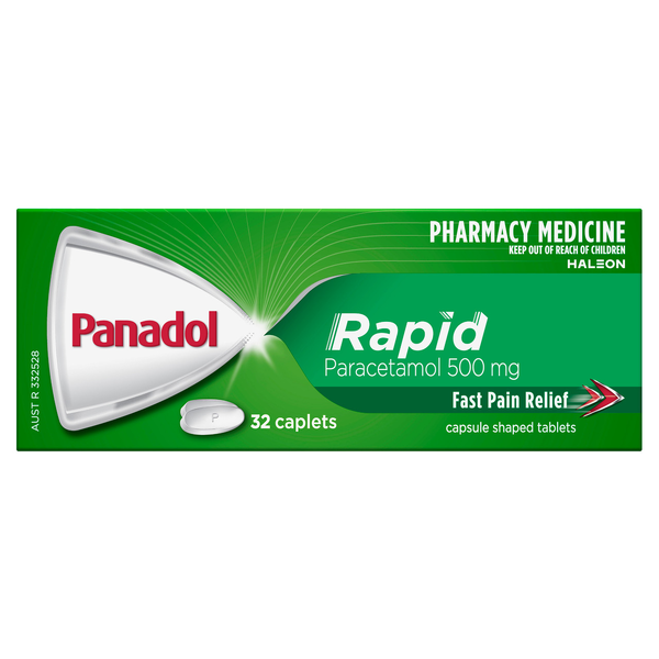 Panadol Rapid 500mg 32 Caplets