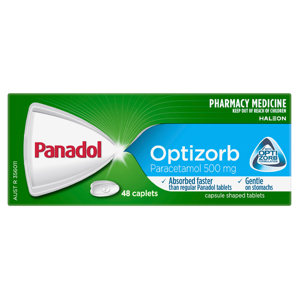 Panadol Optizorb 500mg 48 Caplets