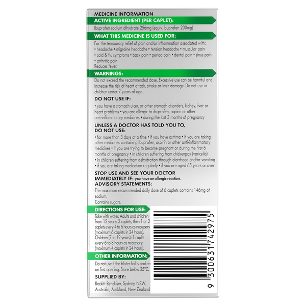 Nurofen Zavance 24 Caplets