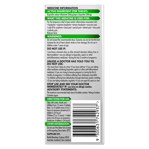 Nurofen Zavance 48 Tablets