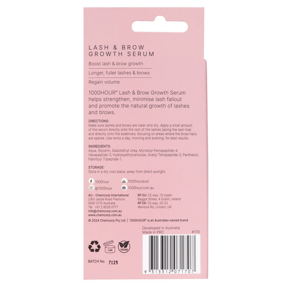 1000 Hour Lash & Brow Growth Serum 3ml