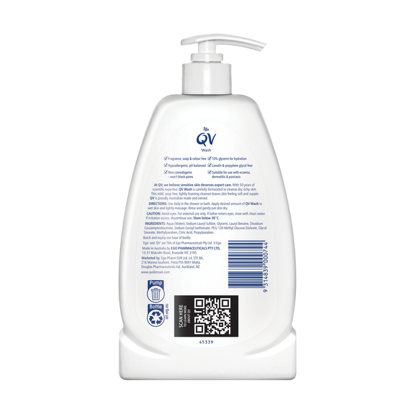 Ego Qv Wash 500ml