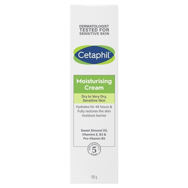 3X Cetaphil Moisturising Cream 100g