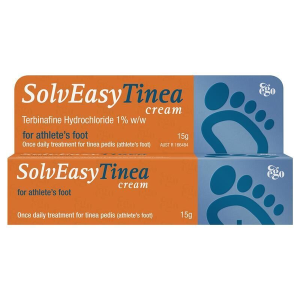 3X Ego SolvEasy Tinea Cream For Athlete's Foot 15g