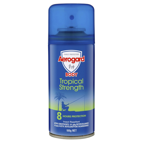 3X Aerogard Tropical Strength Insect Repellent Aerosol 100g