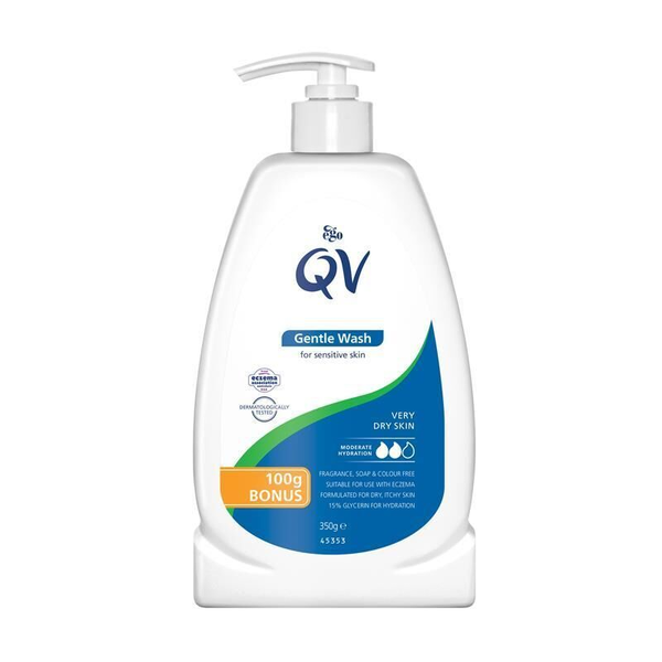 3X Ego Qv Gentle Wash 350g
