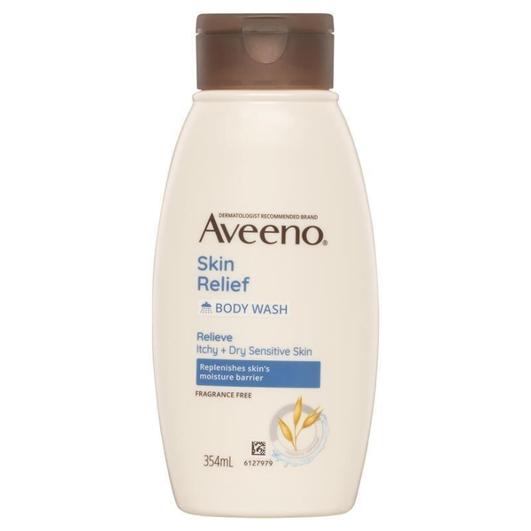 3X Aveeno Skin Relief Body Wash 354ml