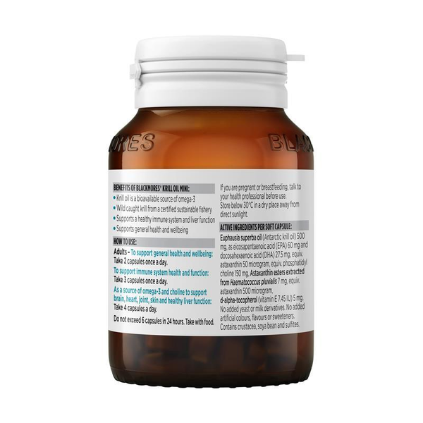 Blackmores Krill Oil Mini 60 Capsules