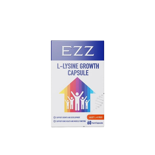 EZZ L-Lysine Growth Capsule 60 Capsules