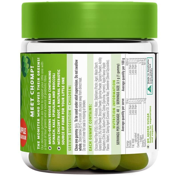 Little Swisse Fussy Eater Greens Gummies 40 Pack