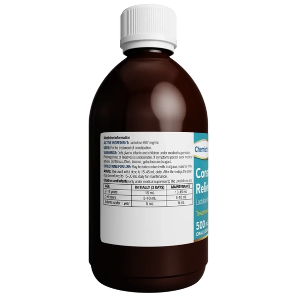 Chemists' Own Constipation Relief Syrup 500ml