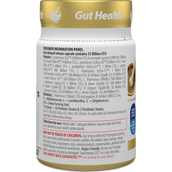 Caruso's Super Broad Spectrum Probiotic 60 Capsules