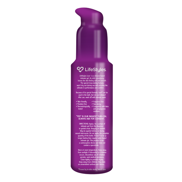 LifeStyles Luxe Lubricant Silicone-Based Intimate Gel 100ml