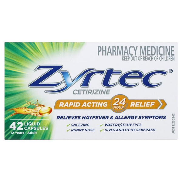 Zyrtec 42 Liquid Capsules