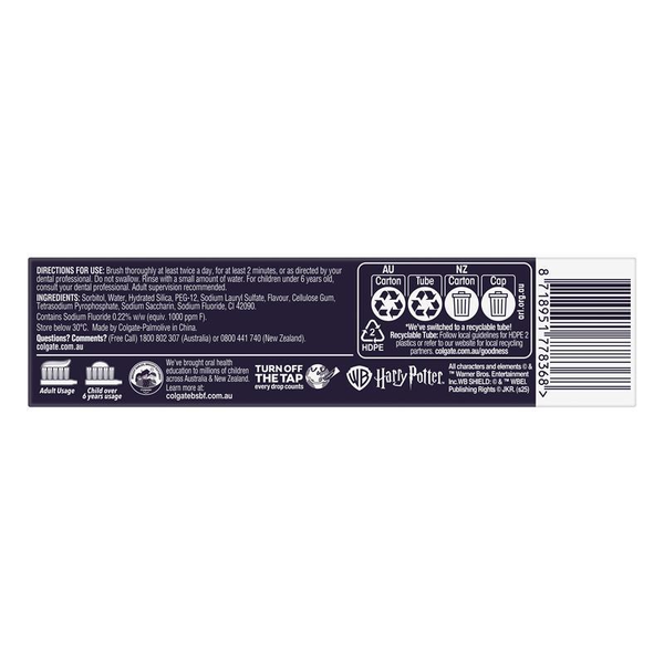 Colgate Harry Potter Bubbling Cauldron Toothpaste 100gm