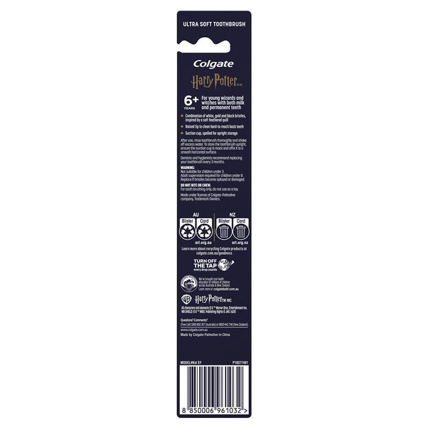 Colgate Harry Potter 6+ Years Ultra Soft Toothbrush 1 Pack