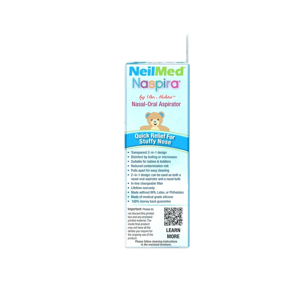 Neilmed Naspira Babies & Kids Nasal Oral Aspirator