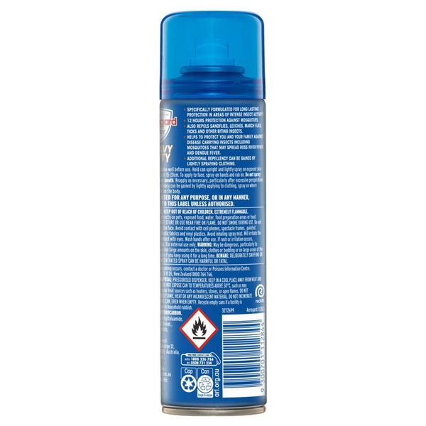 Aerogard Heavy Duty 40% Deet Aerosol 150g