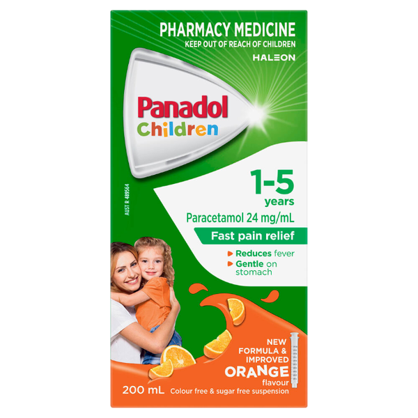 Panadol Children 1 - 5 Years Orange 200ml Suspension